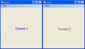 Figure 6 - Our User Controls in action